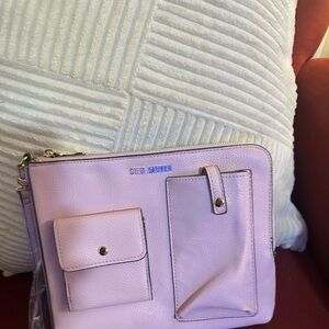 Steve Madden Pink Clutch with Pockets